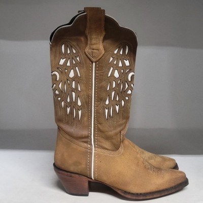 Laredo Eagle Cut-Out Western Boot Honey Womens Size 6.5M | eBay display picture 1