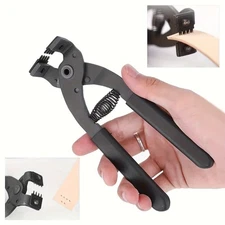 Leather Hole Punch Plier - Handheld Tool for DIY Leather Craft & Belt Punching