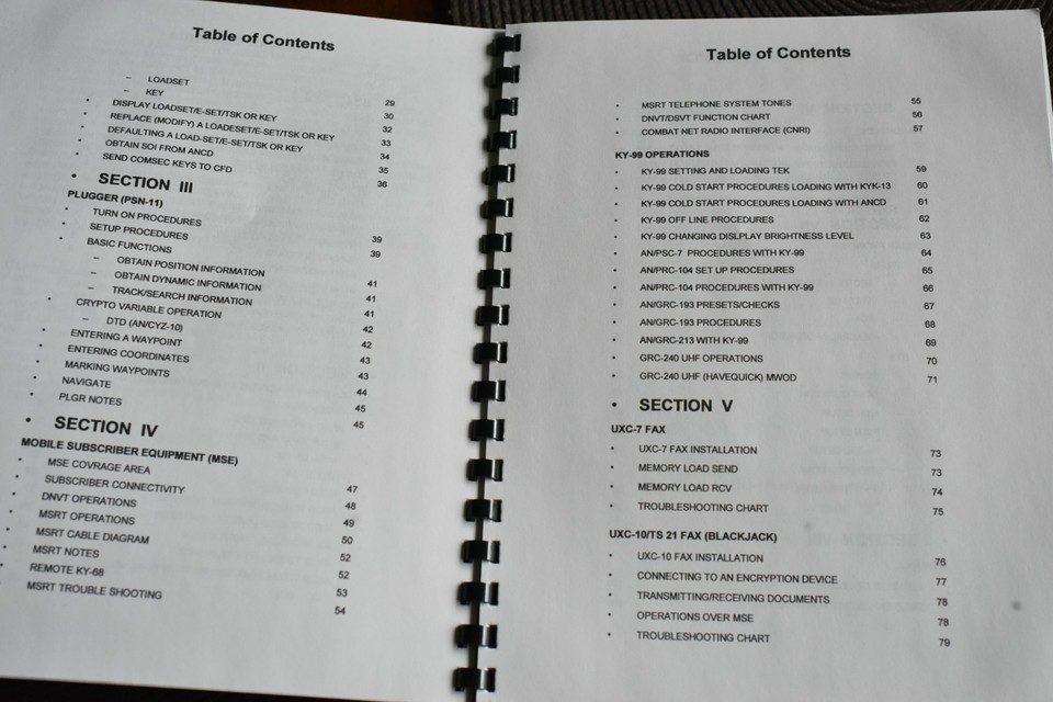 SINCGARS Communication Handbook RT-1523 - 1523E | eBay