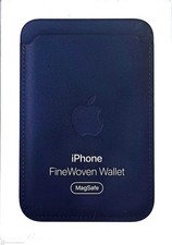 Genuine Apple - iPhone FineWoven Wallet with MagSafe - Deep Blue