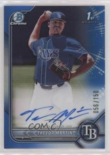 2022 Bowman Draft Chrome Pick Blue Refractor /150 Trevor Martin #CDA-TM Auto 4k8