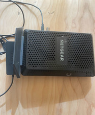 Netgear CM600 Cable Modem DOCSIS 3.0 24x8 High Speed Black with Power Adapter