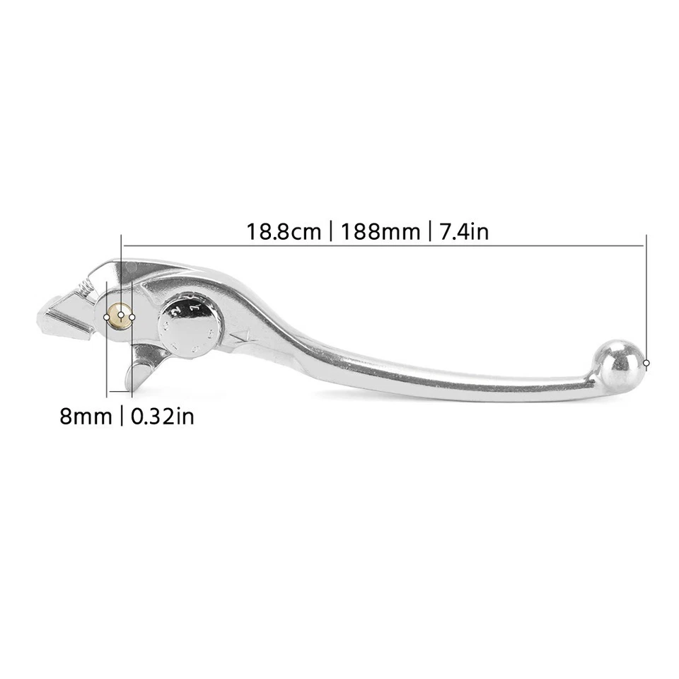 Palancas de freno delanteras para HONDA Super Hawk 1000 Interceptor 800 Rebel 300 500 DN-01 Foto 2 de 4