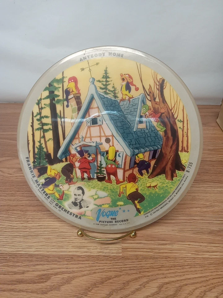 VOGUE PICTURE RECORD R 735 Frankie Masters Orch WELCOME TO MY DREAM Anybody Home - Imagem 2 de 4