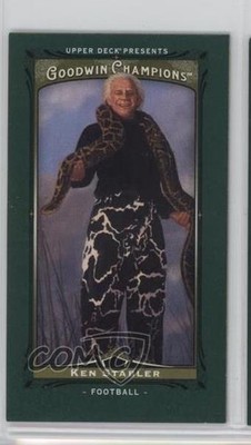 2013 Upper Deck Goodwin Champions Mini Green Lady Luck Ken Stabler #105 HOF 0e3