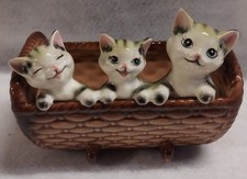 Vintage Lipper & Mann 3 Tiger Cats in Brown C...