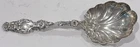 Gorham Sterling Silver Berry Spoon Shell Bowl 82.7g Ornate Floral