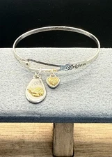 Brighton Art & Soul "Peace On Earth" Bangle Bracelet RETIRED