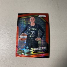 2025 Prizm WNBA Katie Lou Samuelson #82 Red Pulsar Prizm /299 Seattle Storm