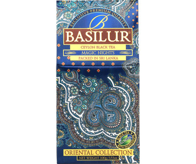 Basilur Magic Nights Ceylon Black Tea 100g Loose Leaf Fruit Blend Refill Pack