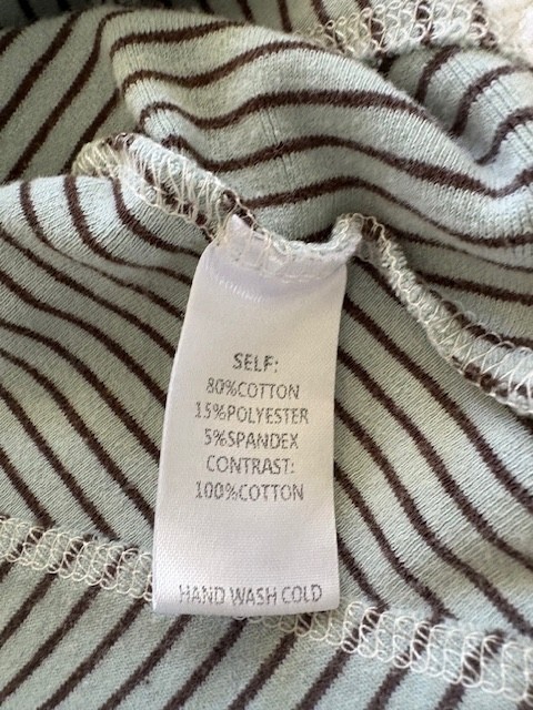 Three Bird Nest Patchwork Raglan Boho Stripe Flor… - image 4