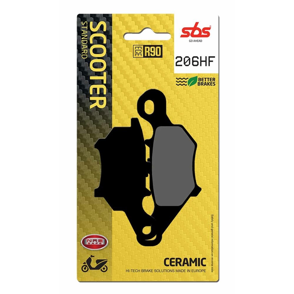 BAR Of Brake SBS p206-hf for Moto Spare Parts Accessories Pieces Refills - Image 3