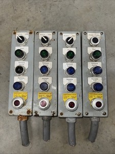 4 Allen Bradley push-button stations Untested