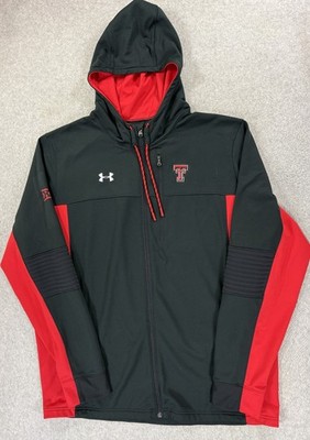 Texas Tech Red Raiders Under Armour Campus Hoodie Jacket (Men's 2XL) Black/Red