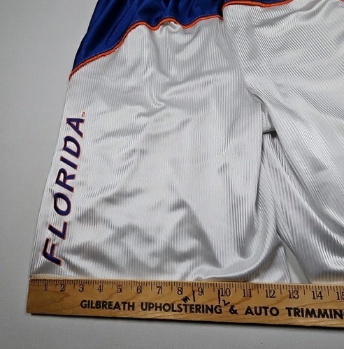 Florida Gators Basketball Shorts Colosseum Athletics Men LRG White Pinstriped  - Picture 13 of 15