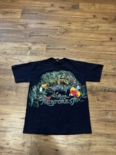 VTG Habitat Shirt Men XL Teal Wake Up To The Rainforest Nature TEE Made In USA