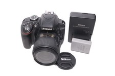 Used Nikon D3300 DLSR Camera w/ 18-55mm VR II Lens Kit Black 