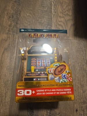 My Arcade Casino Player Slot Machine, Poker, Blackjack, Roulette, 30+ Games NEW
