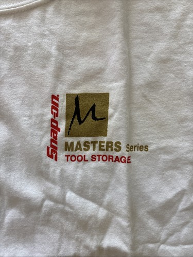 Snap-on Master Series Tool Storage T-Shirt - Mens XL - White NEW NWT - Picture 4 of 6