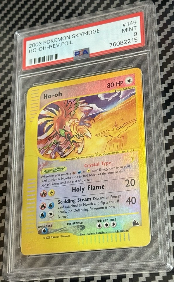 2003 Pokemon Skyridge # 149 Ho-Oh Reverse Foil PSA 9 Card MINT! Trusted Seller! - Image 3 of 4