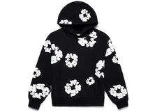 The Denim Tears Cotton Wreath Hoodie Black Medium (M) Streetwear