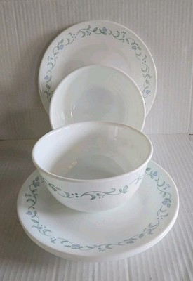 Corelle COUNTRY COTTAGE Dish Set: 4-Bread Plates 8.5'' and 2-Bowls