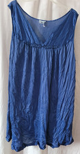 VTG Vanity Fair Nightgown Size Unknown Read Description Solid Blue Sleeveless
