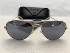 Diff Sunglasses Cruz Aviator Gold Frame Black Mirror Lenses SKU DE01-0006-GDGFP