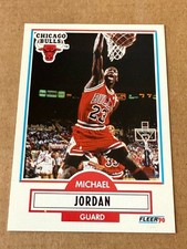 1990-91 Fleer #26 MICHAEL JORDAN Chicago Bulls NMT MINT The Goat NBA