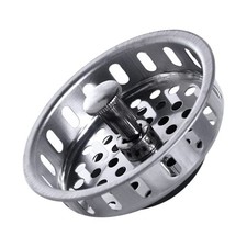 Stainless Steel Kitchen Sink Basket Strainer Replacement for US Standard Drai...