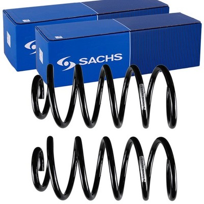 2X SACHS FAHRWERKSFEDERN HINTEN PASSEND FÜR OPEL CORSA LINKS+RECHTS