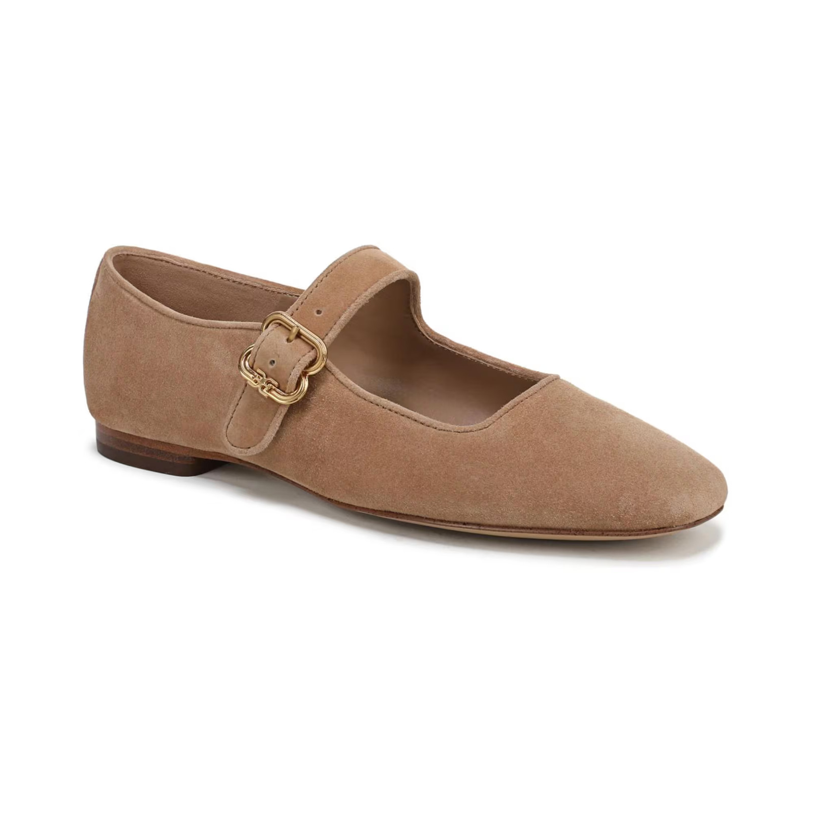Women's Sam Edelman Michaela Mary Jane Flats Cyprus Tan Suede