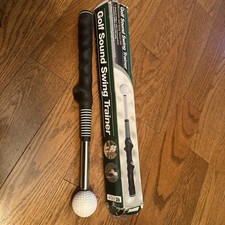 Golf Stretchable Swing Trainer Aid Ergonomic Extend Click Sound Practice Stick