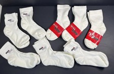Vintage Sock It To Me Socks Lot Of 8 Pairs White
