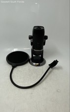 Blue Black USB Studio Handheld Condenser Microphone With Stand