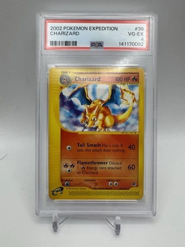 2002 Pokemon Charizard Expedition 039/165 PSA 4