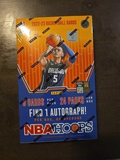 2022-23 Panini NBA Hoops Basketball Trading Cards Hobby Box - AUTO 🔥