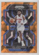 2021-22 Panini Prizm Orange Ice Prizm Isaiah Livers #296 00gy