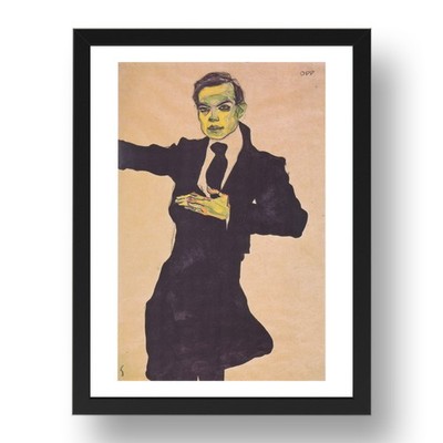 Max_Oppenheimer 1910 von Egon Schiele, Kunstdruck