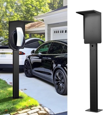 Ufixed Weatherproof Pedestal with Roof for Tesla Gen3 EV Charging Stations