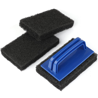 #ad Gas Grill Cleaning Kit Scrubber Brush For Blackstone Stovetop Grates Black $26.58