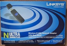LINKSYS Wireless-N USB NETWORK ADAPTER Ultra Range Dual-Band Model WUSB600N NOS