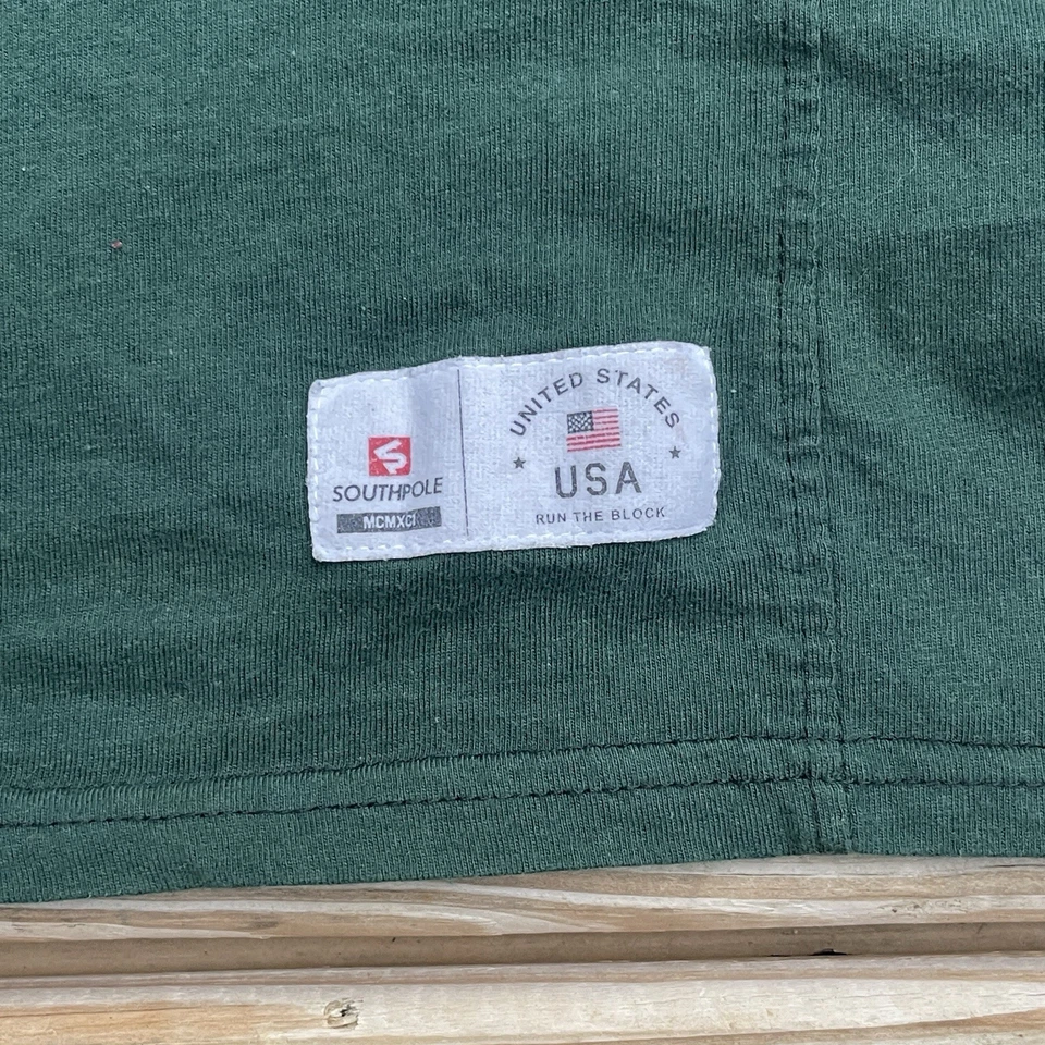 Camiseta Southpole Negra Verde Roja Color Bloque Cuello Redondo Juvenil XL (18-20) Foto 4 de 4