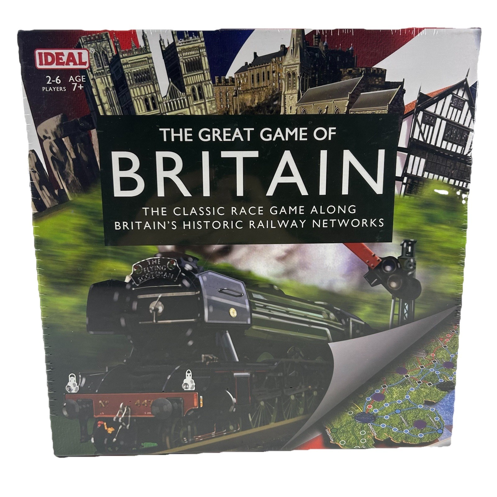 Great Game of Britain Railways by IDEAL Exciting Train Adventure Game Brand New