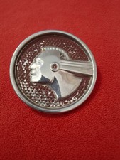 Original 1951-1953 Pontiac Chieftain Indian Head Mohawk Emblem Ornament Original 1951-1953 Pontiac Chieftain Indian Head Mohawk Emblem Ornament