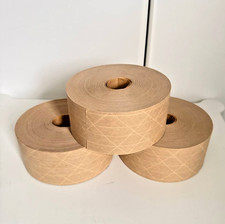 1 Roll 3"x55 Yard Self-Adhesive Kraft Paper Carton Box Sealing Packing Tape