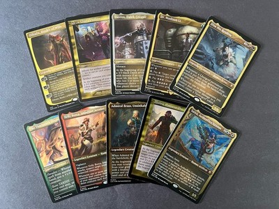 5x Set Magic the Gathering Display Commander Cards, Thick Commander Card, 5 Pack 5x Set Magic the Gathering Display Commander Cards, Thick Commander Card, 5 Pack