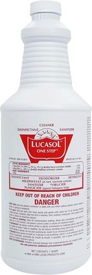 1 Quart Lucasol One Step Commercial Disinfectant All Purpose Cleaner Concentrate
