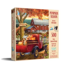 SunsOut Pumpkin Season 500 pc Halloween Jigsaw Puzzle