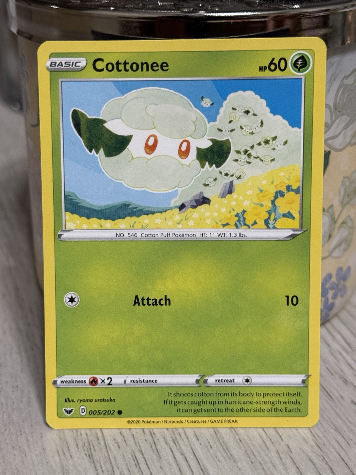 Cottonee [LP] - Pokemon TCG Sword & Shield Base 005/202 [Common]
